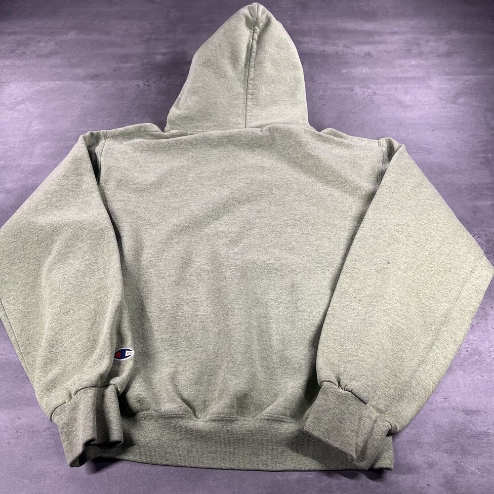 Vintage Champion Notre Dame Hoodie Women Small Green Lime Light Sweatshirt NCAA - Picture 6 of 7